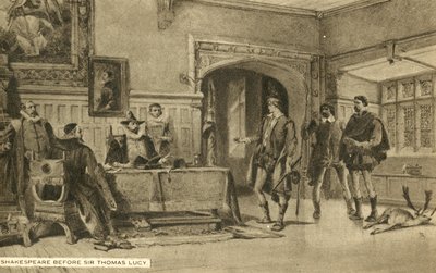 Shakespeare Before Sir Thomas Lucy by English School